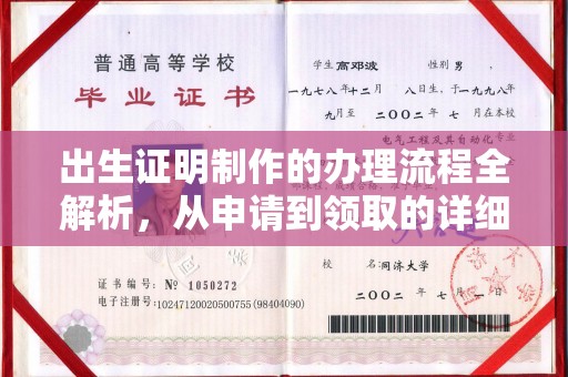 殷都出生证明制作的办理流程全解析，从申请到领取的详细指南